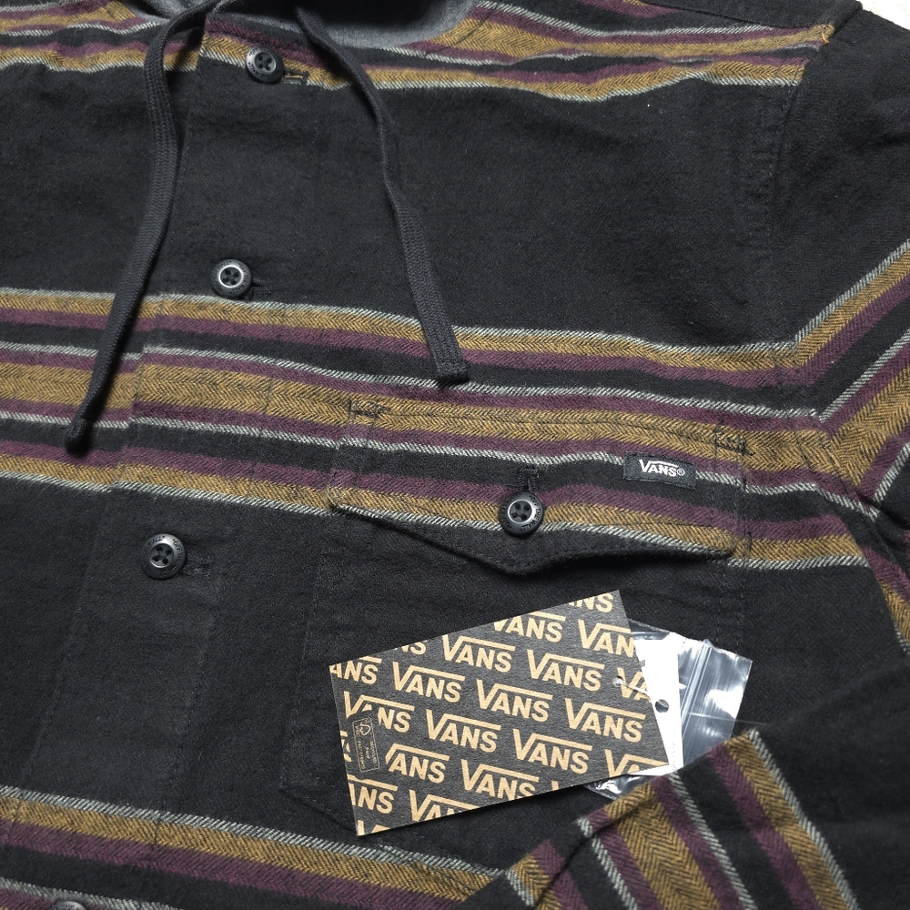 Vans Camping Rug Flannel Hoodie - Picture 5 of 7